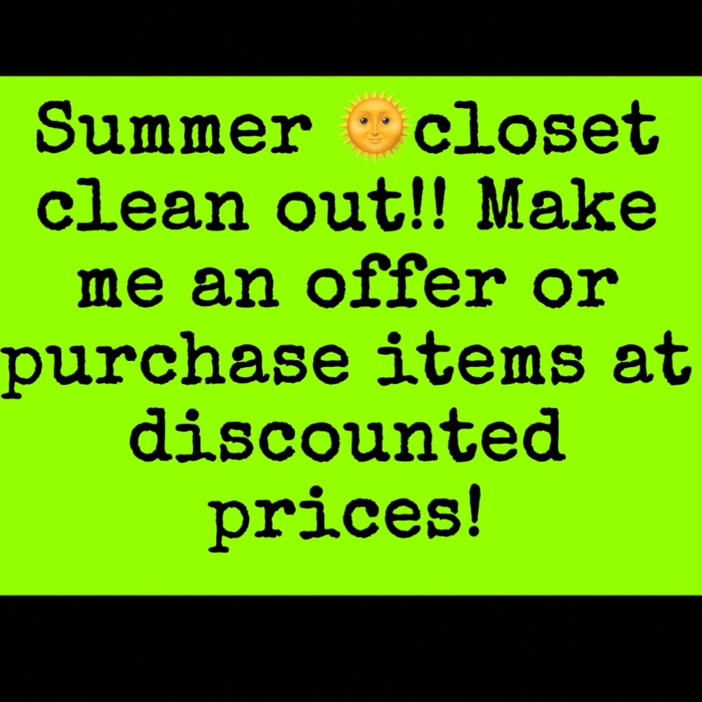 Cleaning out my closet!